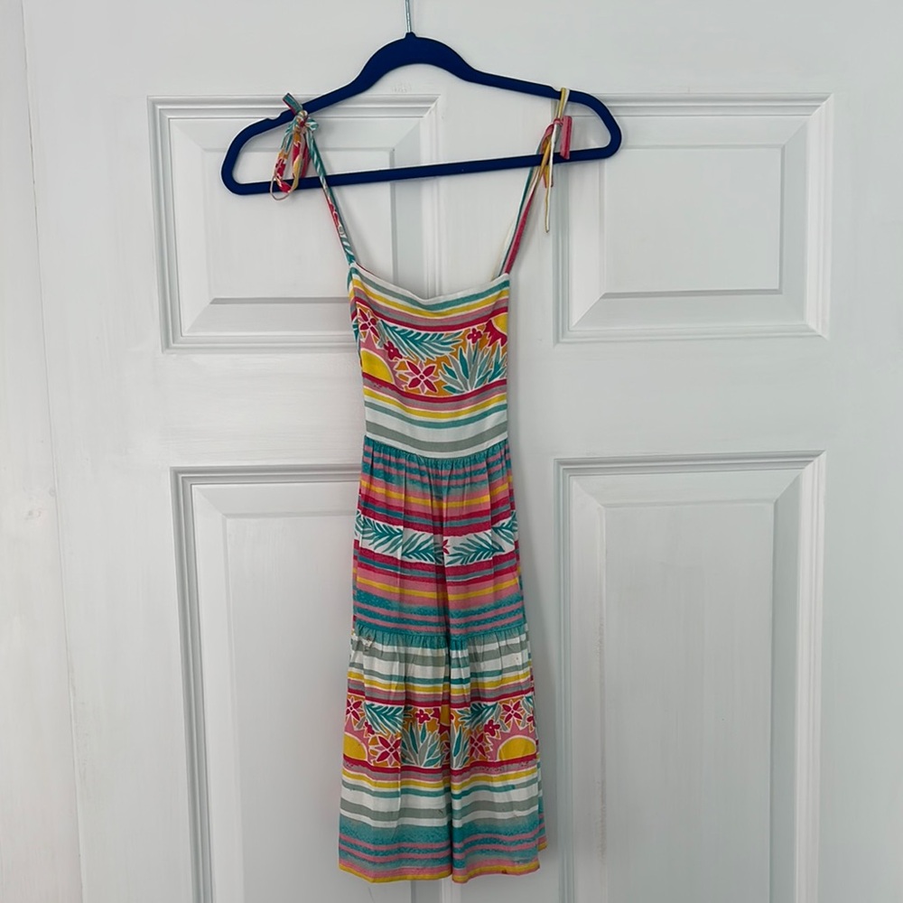 Kenny Flowers kids colorful sundress (with small stain)